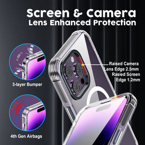 Blue Purple Immersion dyeing Crystal & Black TPE Bumper Shockproof Case